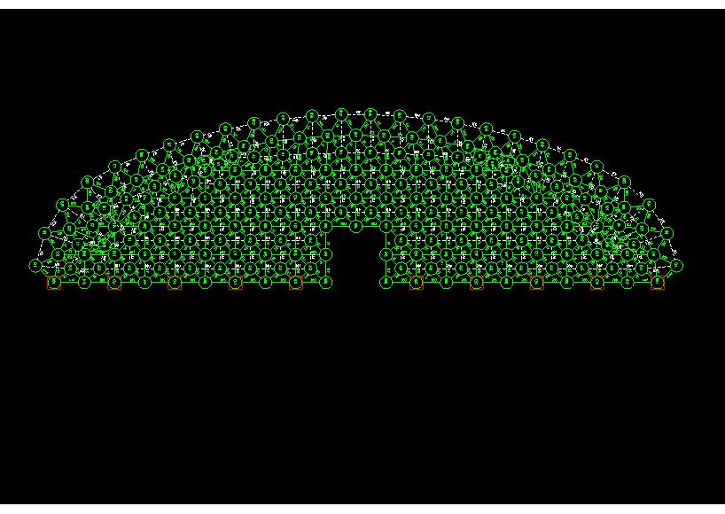吉首锡林浩特91跨，1000米长干煤棚网架设计