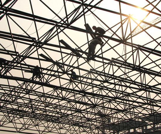 吉首厂房网架安装